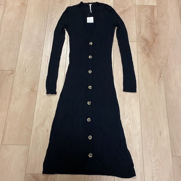 Free People Date Night Cardi, Black, size XS - Picture 4 of 16